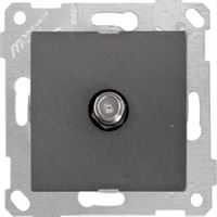 RİTA MEK TUŞ TV PRİZİ F DİŞİ ANTRASİT 1